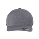 aerial view a melange heather flexfit adult unipanel melange cap, image 1 of 3