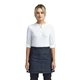 aerial view a indigo denim artisan collection by reprime unisex jeans stitch denim waist apron, image 1 of 4
