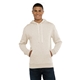 aerial view a oatmeal next level apparel unisex malibu pullover hooded sweatshirt, image 1 of 4