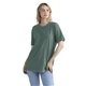 aerial view a washed roy pine next level apparel unisex soft wash t - shirt, image 1 of 5