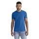 aerial view a washed royal next level apparel unisex soft wash t - shirt, image 1 of 5