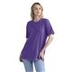 aerial view a wsh purple rush next level apparel unisex soft wash t - shirt, image 1 of 5