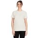 aerial view a white next level apparel ladies relaxed t - shirt, image 1 of 2