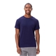 aerial view a navy threadfast apparel unisex impact raglan t - shirt, image 1 of 3