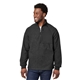 aerial view a black/ black north end mens aura sweater fleece quarter - zip, image 1 of 10