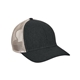 a black/ tan big accessories sport trucker cap
