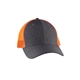 a blk/ neon ornge big accessories sport trucker cap