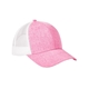a hthr pink/ wht big accessories sport trucker cap
