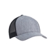 aerial view a lt grey/ black big accessories sport trucker cap, image 1 of 4
