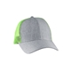a lt gry/ neon grn big accessories sport trucker cap