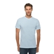 aerial view a blue mist lane seven unisex deluxe t - shirt, image 1 of 5