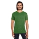 aerial view a emerald threadfast apparel unisex cross dye short - sleeve t - shirt, image 1 of 5