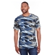 aerial view a blue woodland code five mens camo t - shirt, image 1 of 3