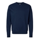 aerial view a navy hanes perfect sweats crew sweatshirt, image 1 of 3