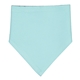 aerial view a chill/ indigo rabbit skins infant premium jersey bandana bib, image 1 of 2