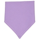 aerial view a lavender/ pink rabbit skins infant premium jersey bandana bib, image 1 of 2
