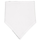 aerial view a white/ black rabbit skins infant premium jersey bandana bib, image 1 of 2