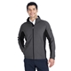 aerial view a polar/ blk/ blk spyder mens constant full - zip sweater fleece jacket, image 1 of 8