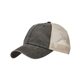 aerial view a black j america riptide ripstop trucker hat, image 1 of 2