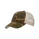 aerial view a camo j america riptide ripstop trucker hat, image 1 of 2