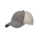aerial view a grey j america riptide ripstop trucker hat, image 1 of 2