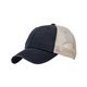 aerial view a navy j america riptide ripstop trucker hat, image 1 of 2