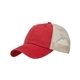 aerial view a red j america riptide ripstop trucker hat, image 1 of 2