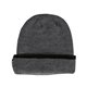a charcoal/ black dri duck enclave acrylic waffle knit beanie