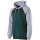 a d green/ ath hth holloway adult cotton / poly fleece banner hoodie