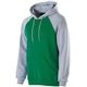 a kelly/ athl hthr holloway adult cotton / poly fleece banner hoodie
