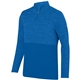 a royal augusta sportswear adult shadow tonalheather quarter - zip pullover