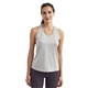 aerial view a silver melange tridri ladies knot back venus tank, image 1 of 4