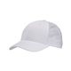 aerial view a white j america flight lasercut mesh trucker hat, image 1 of 2