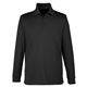 aerial view a black harriton mens tall advantage long sleeve snag protection plus il polo, image 1 of 8