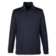 aerial view a dark navy harriton mens tall advantage long sleeve snag protection plus il polo, image 1 of 8