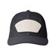 aerial view a black/ black big accessories homestead all mesh trucker, image 1 of 4
