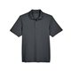 aerial view a grey heather harriton mens tall short - sleeve polo, image 1 of 6