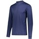 a navy augusta sportswear wicking mock turtleneck