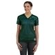 aerial view a dark green augusta sportswear ladies junior fit replica football t - shirt, image 1 of 3