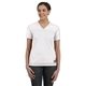 aerial view a white augusta sportswear ladies junior fit replica football t - shirt, image 1 of 3