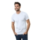 a solid white bayside unisex t - shirt
