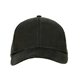 aerial view a black econscious structured eco baseball cap, image 1 of 4