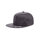 aerial view a charcoal yupoong classic adult unstructured 5- panel snapback cap, image 1 of 4