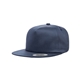 aerial view a navy yupoong classic adult unstructured 5- panel snapback cap, image 1 of 4