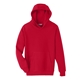 aerial view a sport red team 365 youth zone hydrosport(tm) heavyweight pullover hooded sweatshirt, image 1 of 4