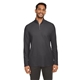 aerial view a carbon core365 mens fusion chromasoft(tm) pique quarter - zip, image 1 of 7