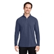 aerial view a classic navy hth core365 mens fusion chromasoft(tm) pique quarter - zip, image 1 of 10