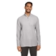 aerial view a platinum core365 mens fusion chromasoft(tm) pique quarter - zip, image 1 of 7