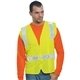 a lime green bayside unisex usa made 22surv - r class 2 ansi high vis surveyor safety vest