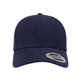 aerial view a navy yp classics premium curved visor snapback cap, image 1 of 4